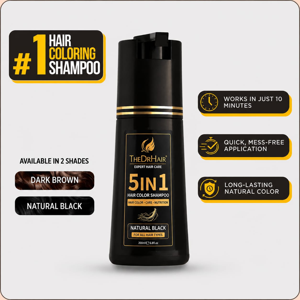5 IN 1 HAIR COLOR SHAMPOO